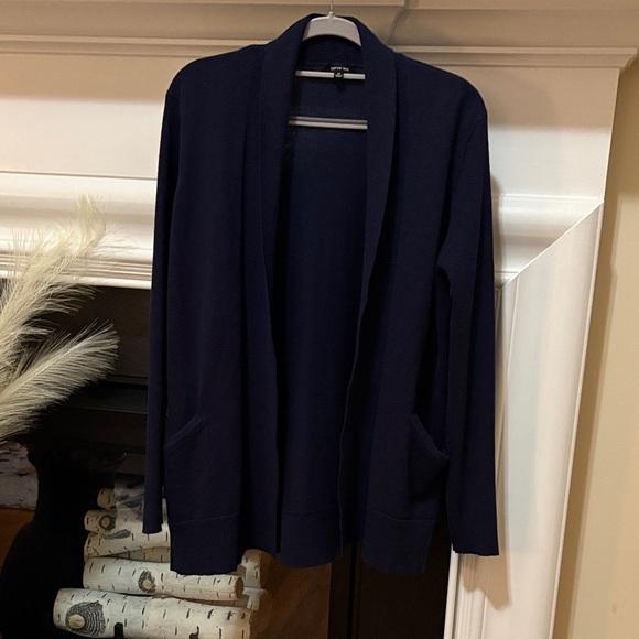 Verve Ami Sweaters - Verve Ami Deep Navy Open Front Cardigan